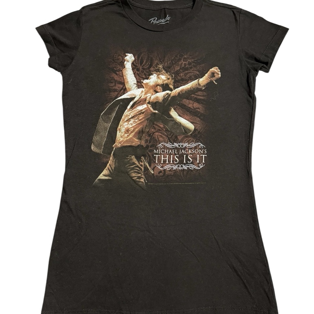 Bravado Black Michael Jackson Graphic Tee